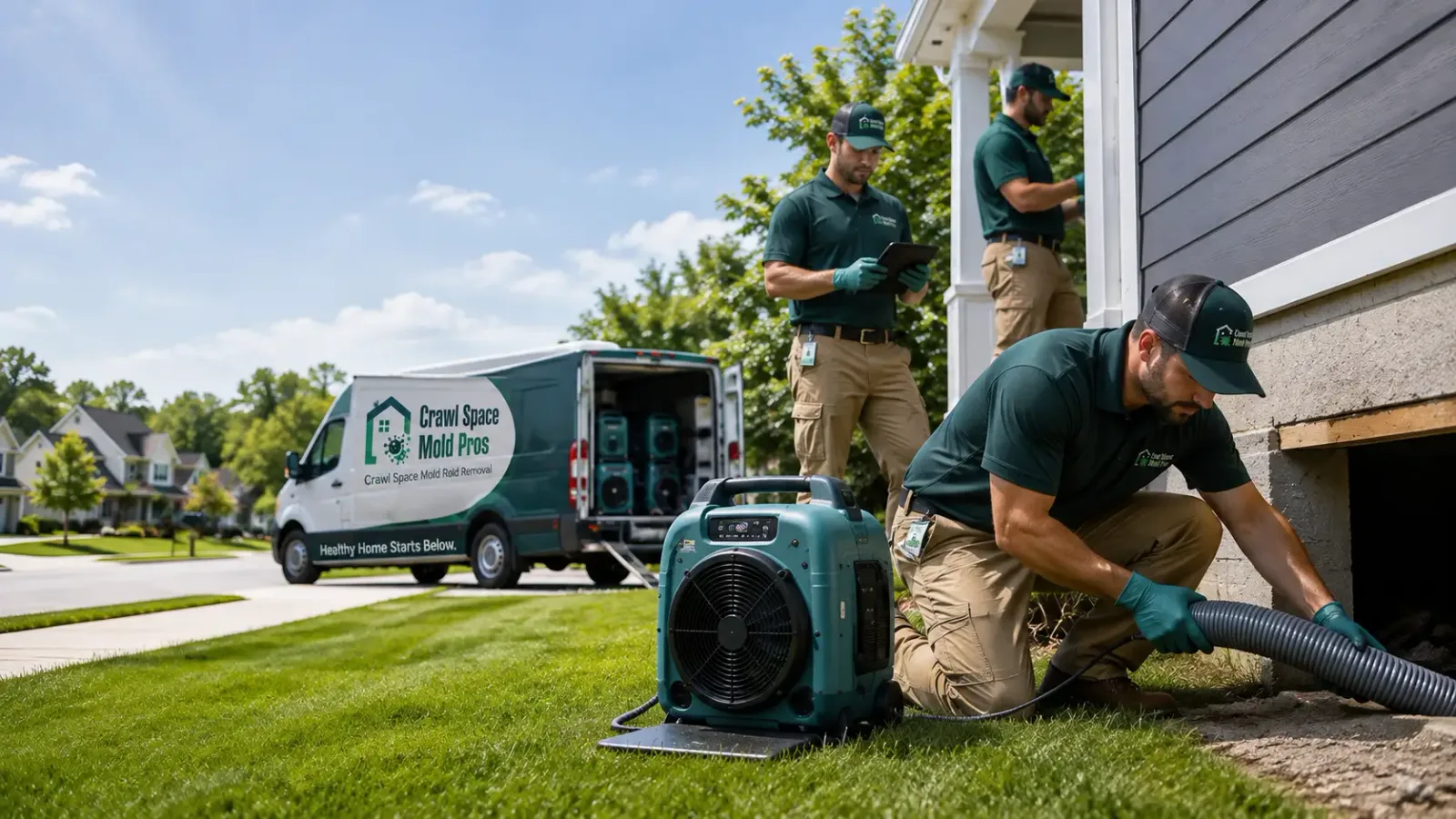 Crawl Space Mold Removal in Clare, MI